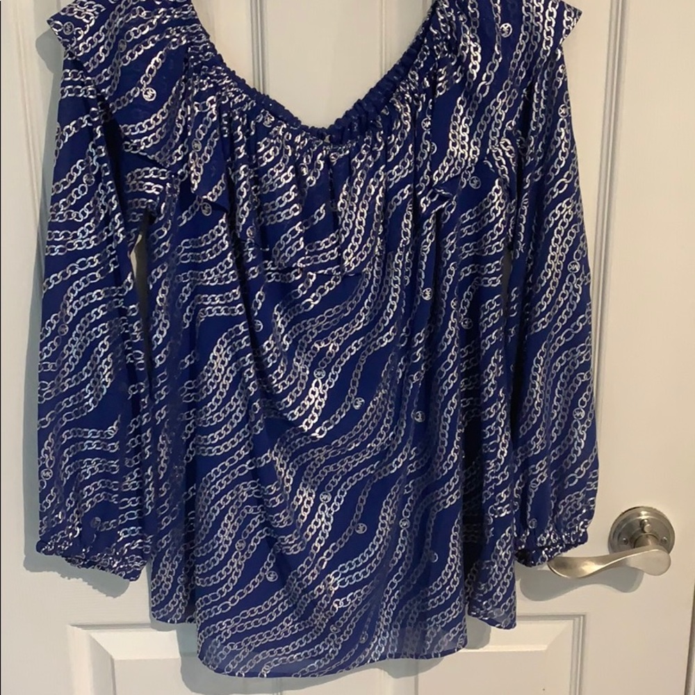 Stunning Royal OFF THE SHOULDER BLOUSE
